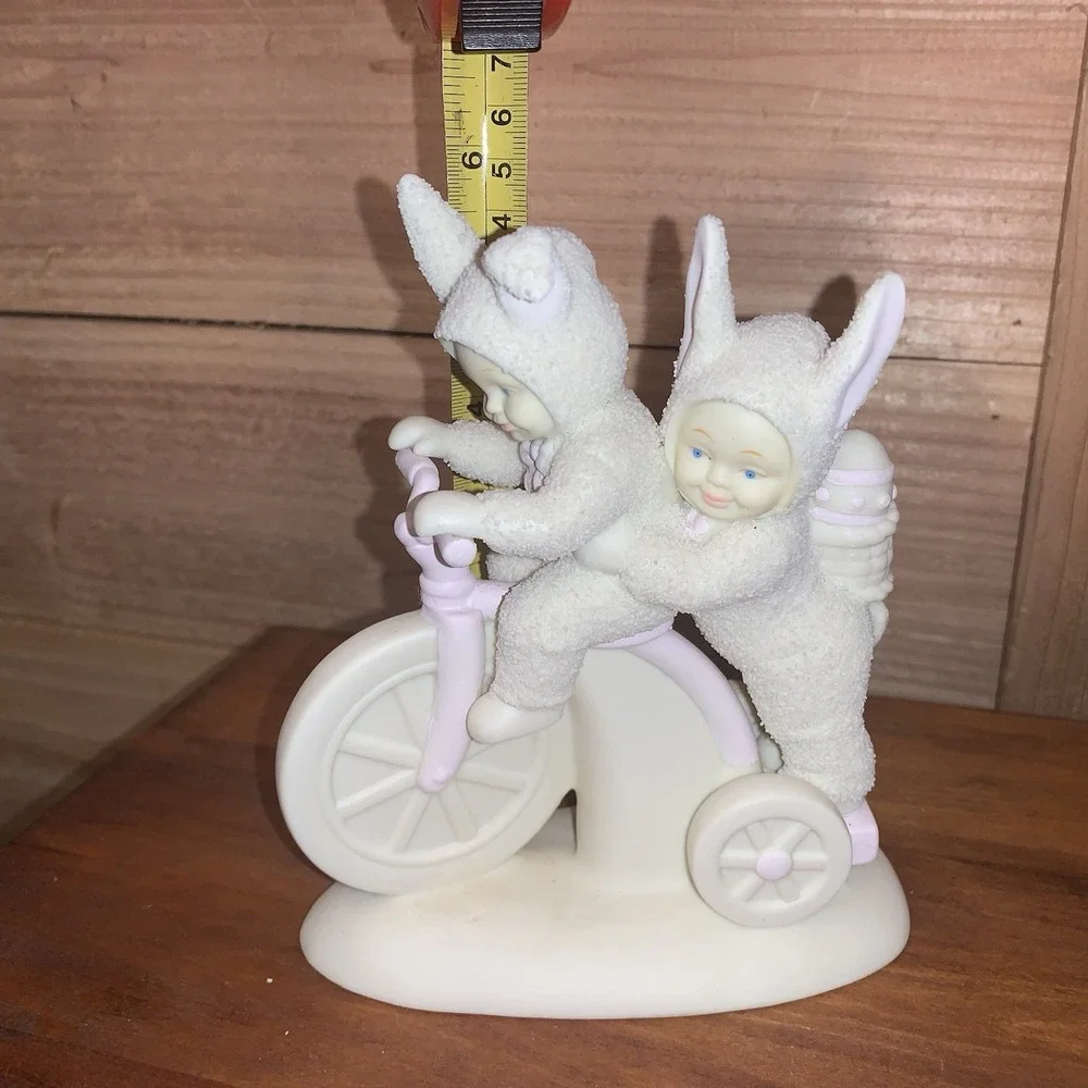 Department 56 Snowbunnies On a Tricycle Built for Two Limited Edition 1997 15696